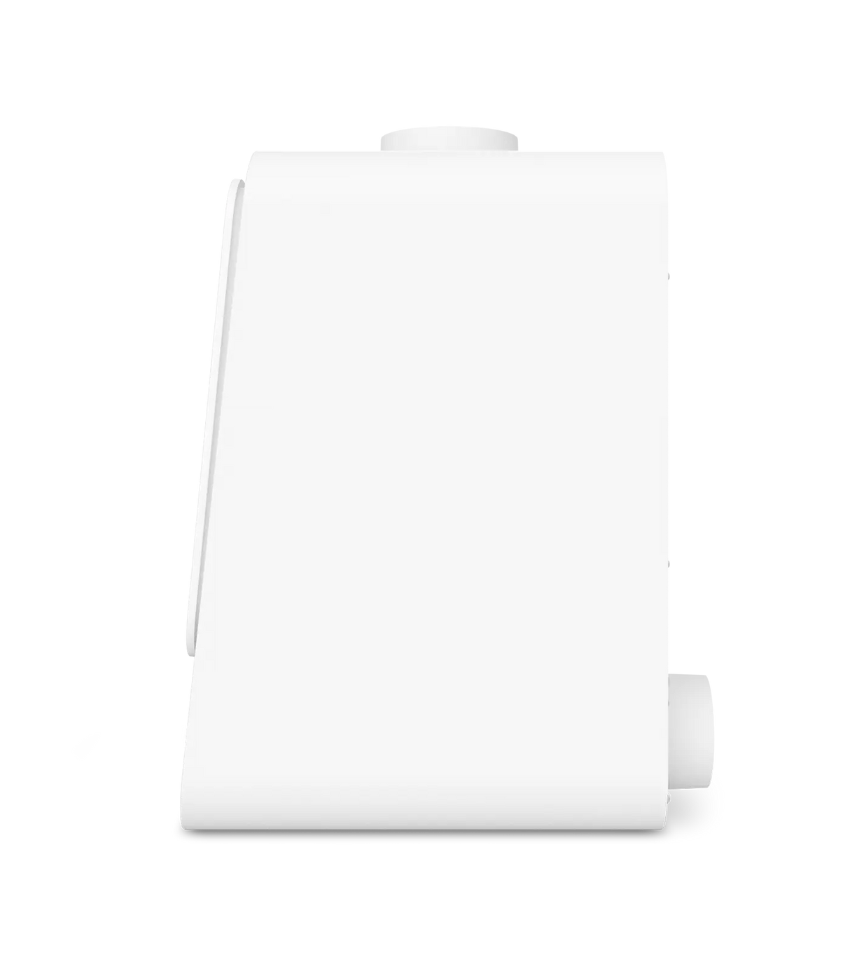 Side profile view of the Phrozen Air Purifier Max showing its compact, tapered white housing.