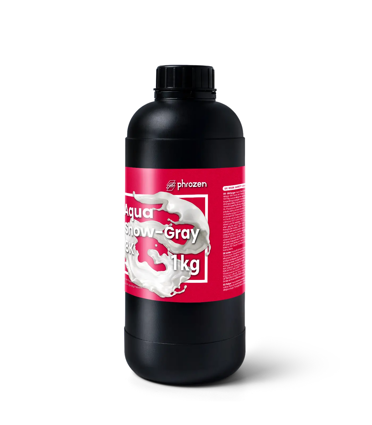Product detail of Phrozen Aqua 8K Snow Gray resin colour swatch