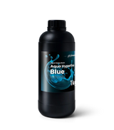 Close-up of Phrozen Aqua Hyperfine Blue resin 500ml bottle label