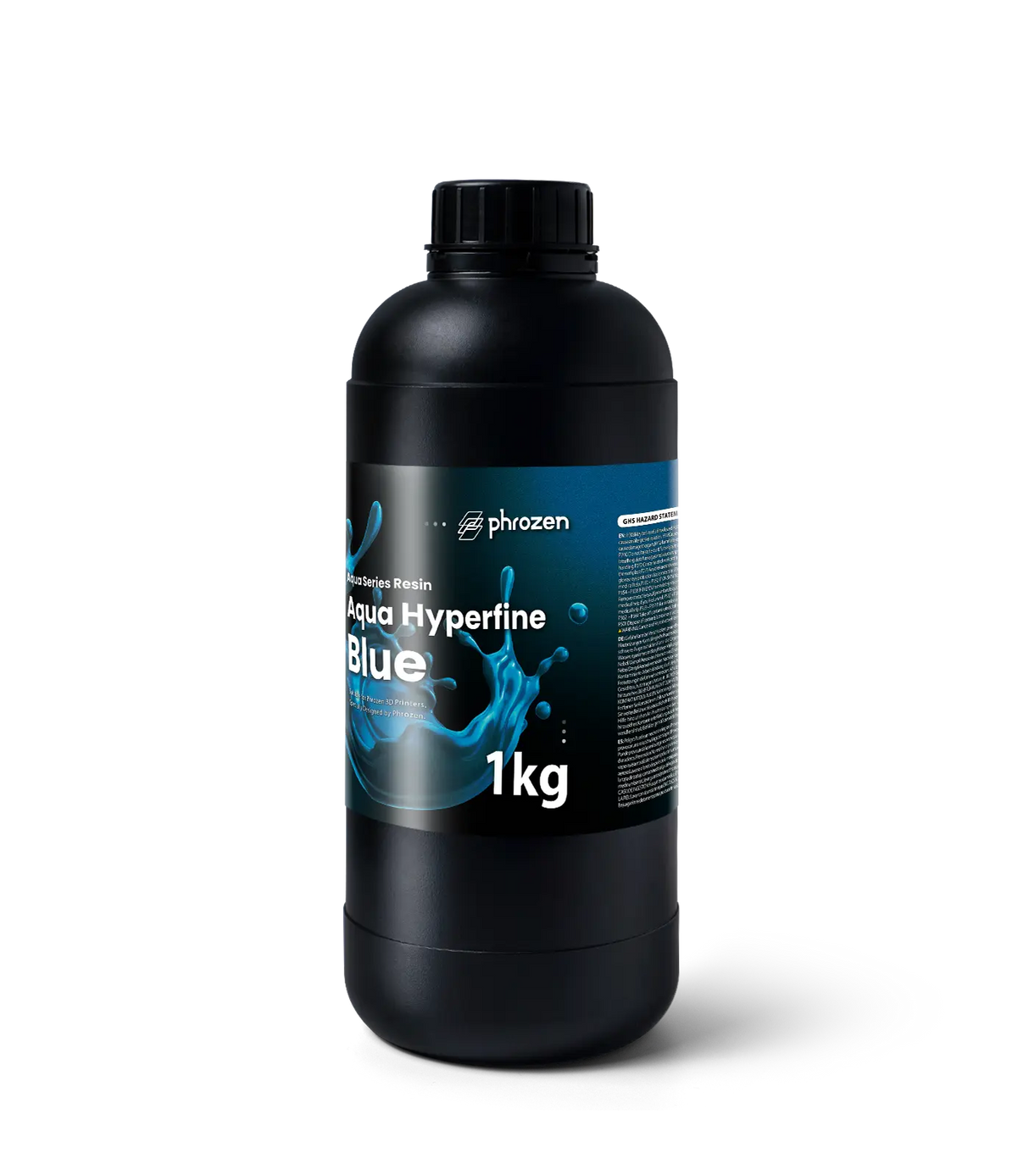 In-use view of Phrozen Aqua Hyperfine Blue resin high-detail print