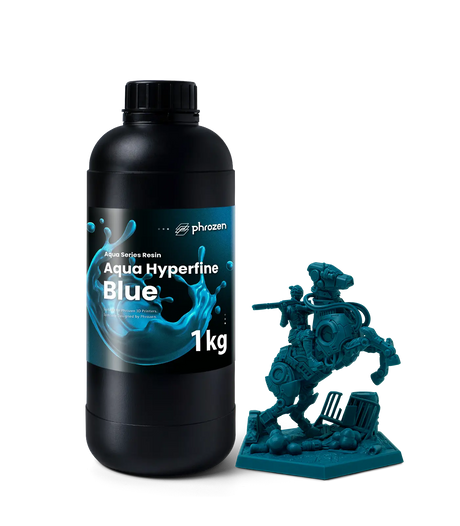 Product detail of Phrozen Aqua Hyperfine Blue resin colour swatch