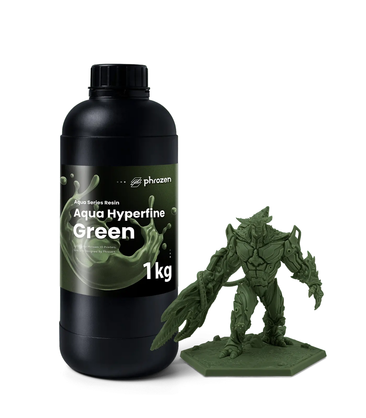 Phrozen Aqua Hyperfine Green 3D Printer Resin Phrozen
