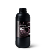 Phrozen Aqua Hyperfine Red high resolution MSLA resin 1kg bottle three quarter view