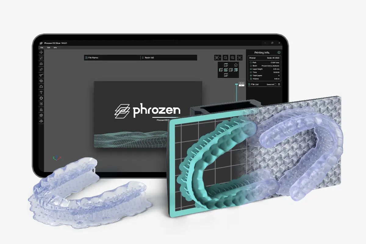 Close-up of Phrozen DS Slicer USB licence dongle compact design