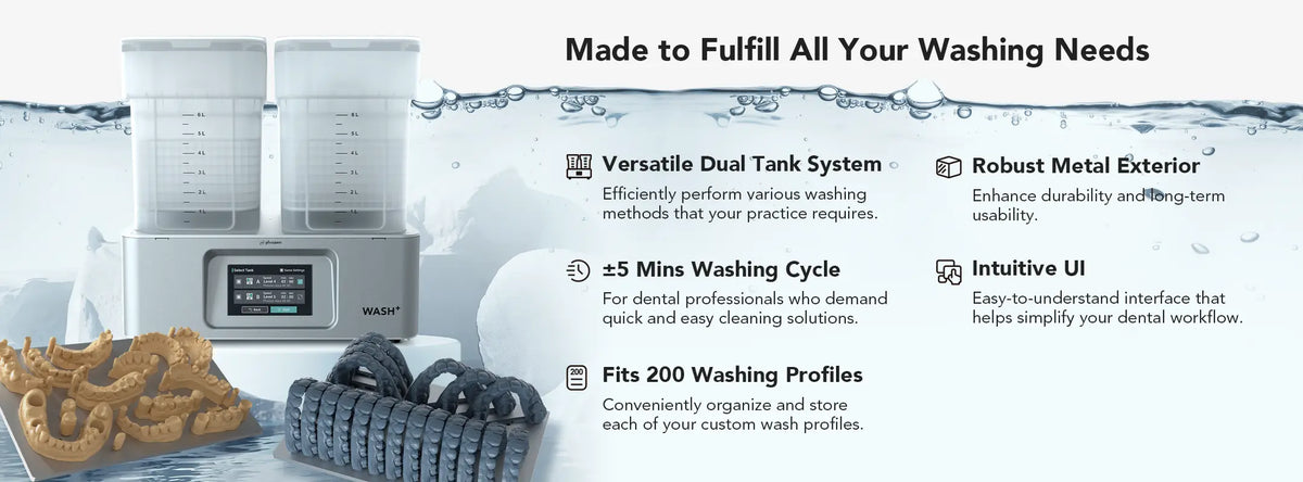 Phrozen Dental Wash+ and V-CURE Bundle