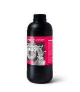 Phrozen Flame Retardant FR940 Engineering Series Resin 1kg bottle side view with GHS hazard statement