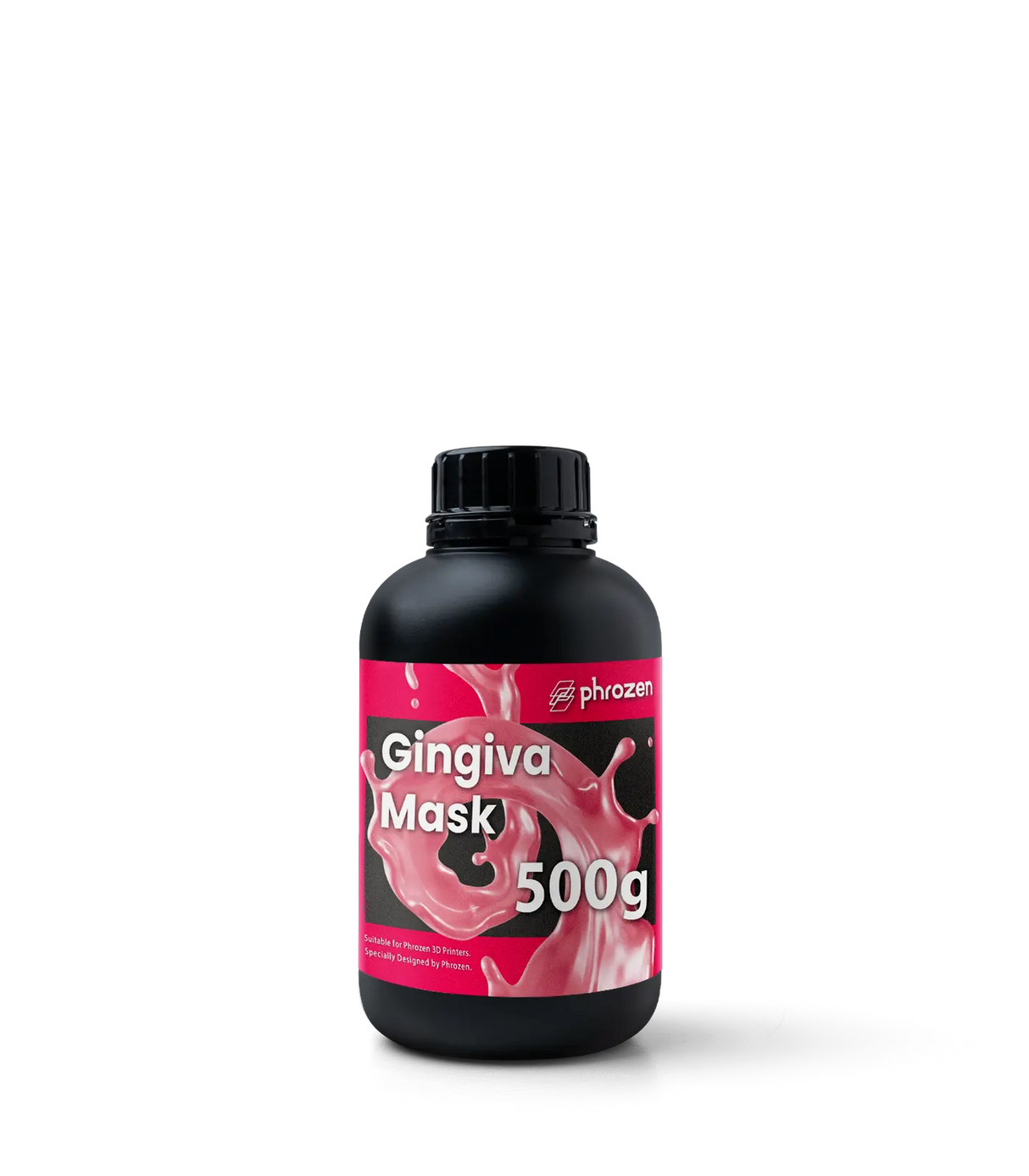 Phrozen Gingiva Mask 500g resin bottle, stocked in Australia by 3D Cast