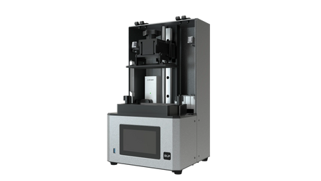 Phrozen Lumii 2K DLP dental 3D printer right angle view open