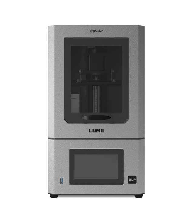 Phrozen Lumii 2K DLP dental 3D printer front view enclosed