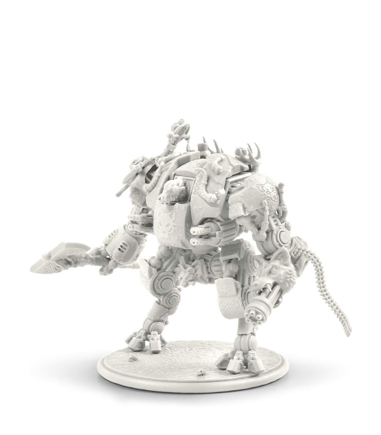 Size comparison of Phrozen RPG Smoke White resin bottle scale
