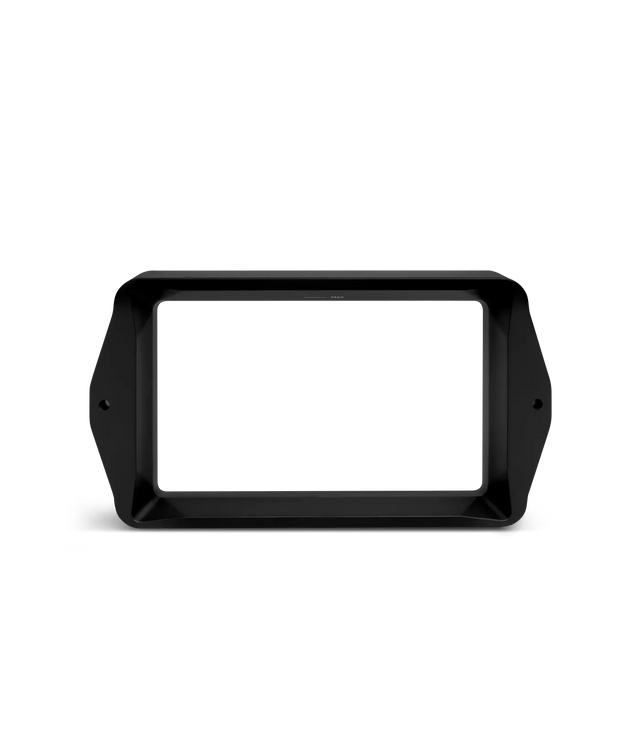 Phrozen Sonic Mini 8K and 8KS resin vat viewed from directly above, showing the open rectangular frame, FEP film base, MAX fill line, and four corner mounting points