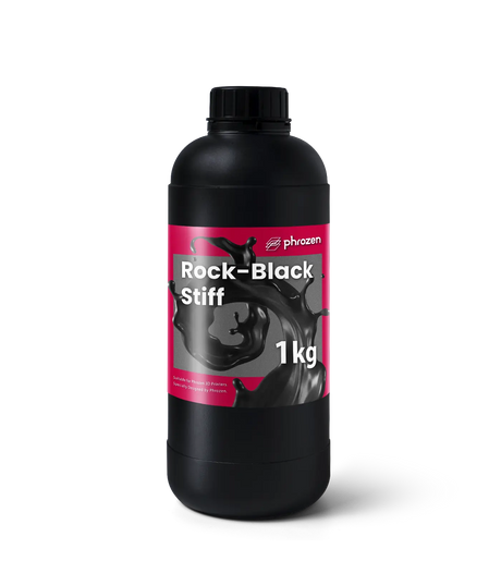 Phrozen Rock Black Stiff engineering resin 1kg bottle front view