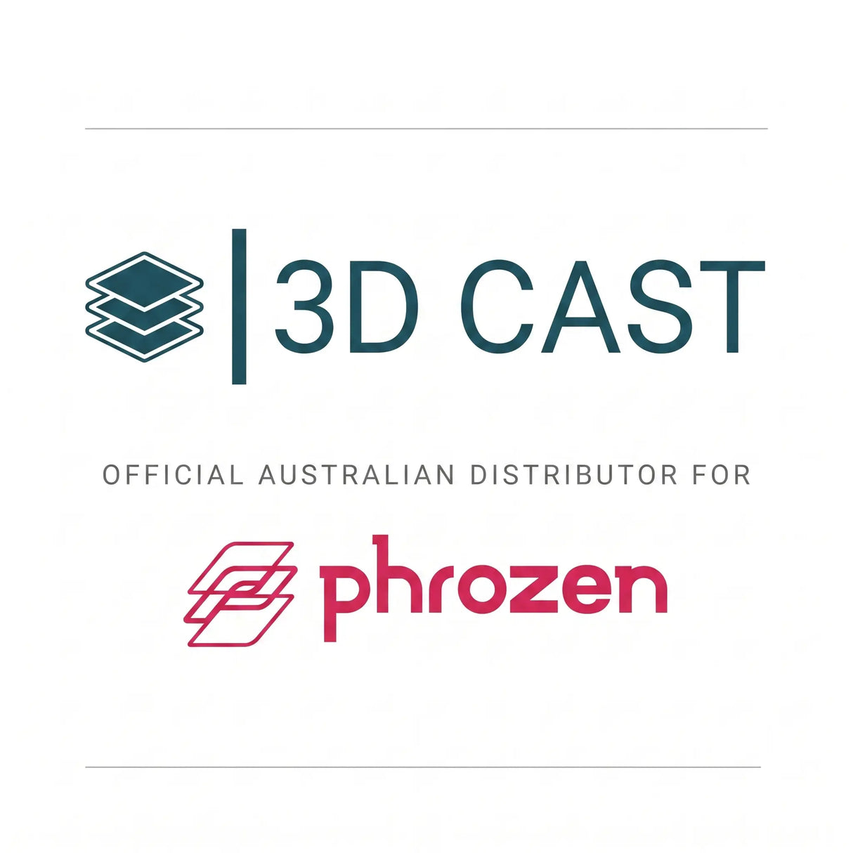 3D Cast official Australian distributor for Phrozen 3D printers and resin