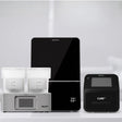 Phrozen Sonic CS+ resin 3D printer with a glossy black panel, alongside the Wash+ washing unit and Cure+ curing unit.
