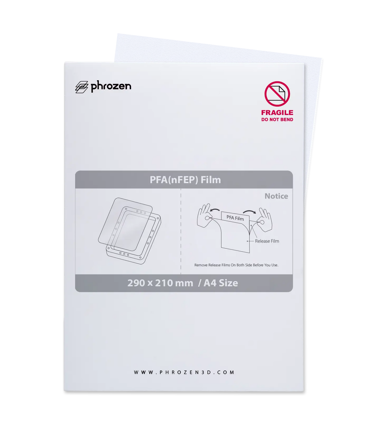 Phrozen Sonic CS+ PFA nFEP vat film replacement for MSLA, stocked in Australia