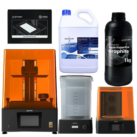 Phrozen Sonic Mighty 12K Resin 3D Printer Everything Starter Kit Phrozen