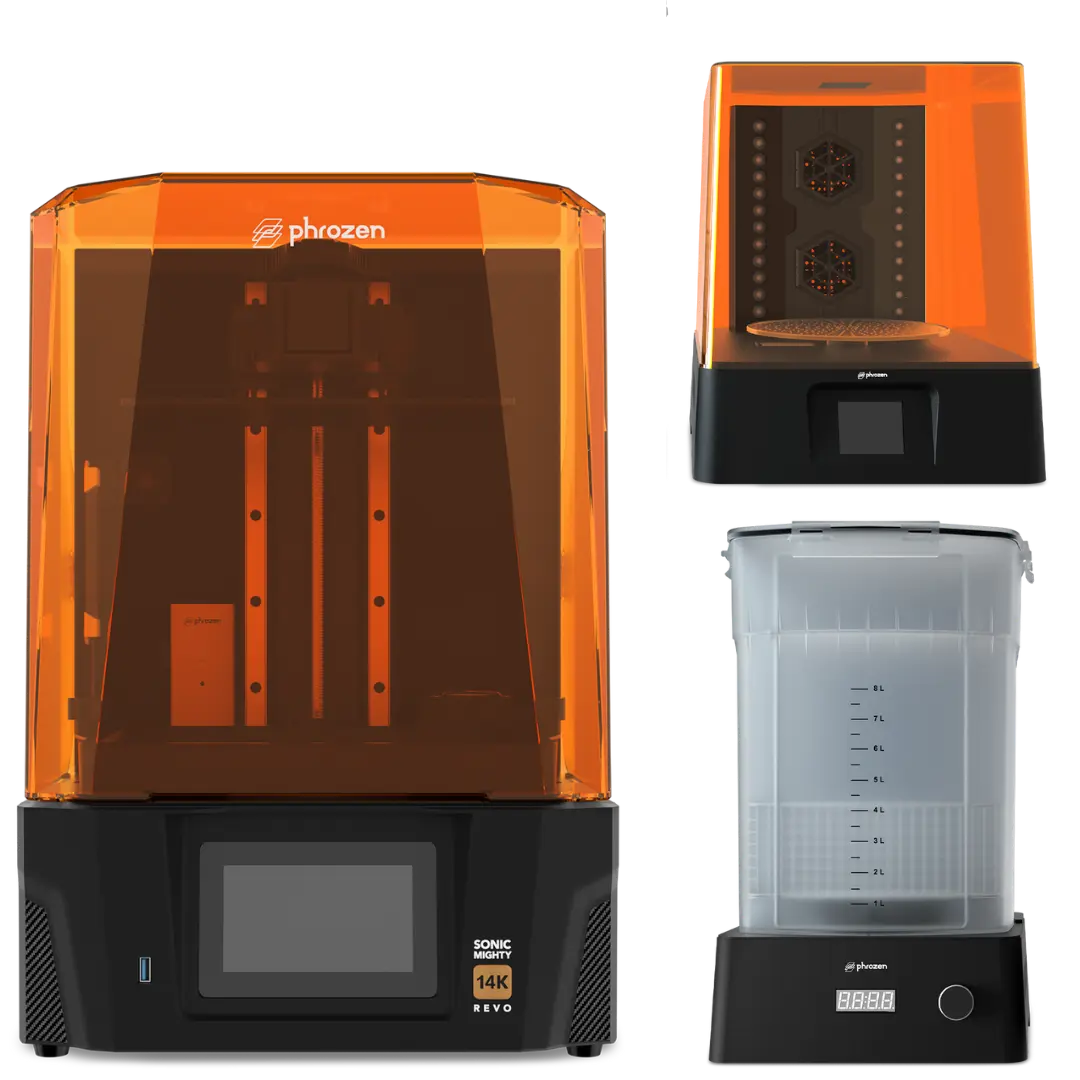Phrozen Sonic Mighty Revo 14K Resin 3D Printer & Phrozen Wash Station Bundle Phrozen