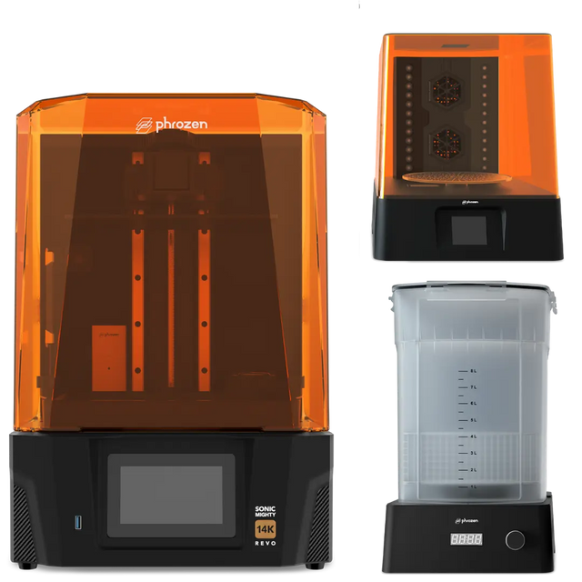 Phrozen Sonic Mighty Revo 14K Resin 3D Printer & Phrozen Wash Station Bundle Phrozen