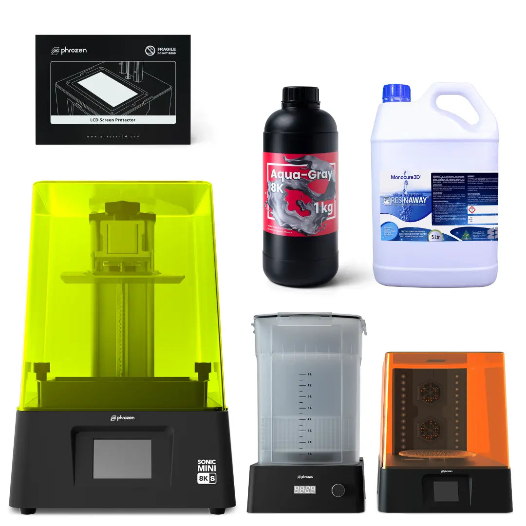 Phrozen Sonic Mini 8KS Resin 3D Printer Complete Start Up Phrozen