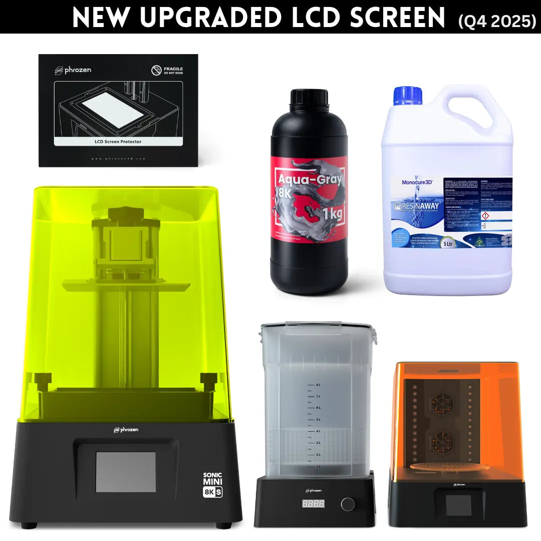Phrozen Sonic Mini 8KS Resin 3D Printer Complete Start Up Phrozen