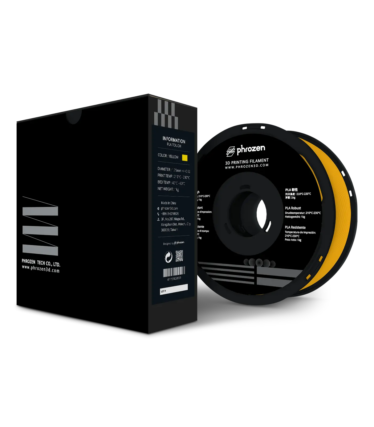 Phrozen Tough PLA Filament Yellow Phrozen