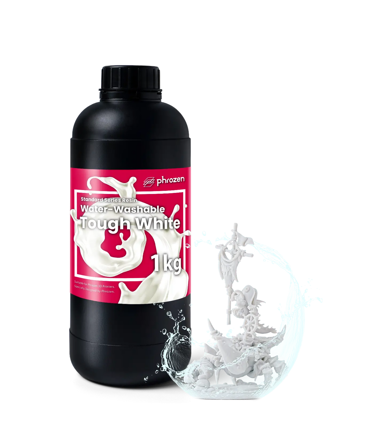 Phrozen Water Washable Tough White 3D Printer Resin