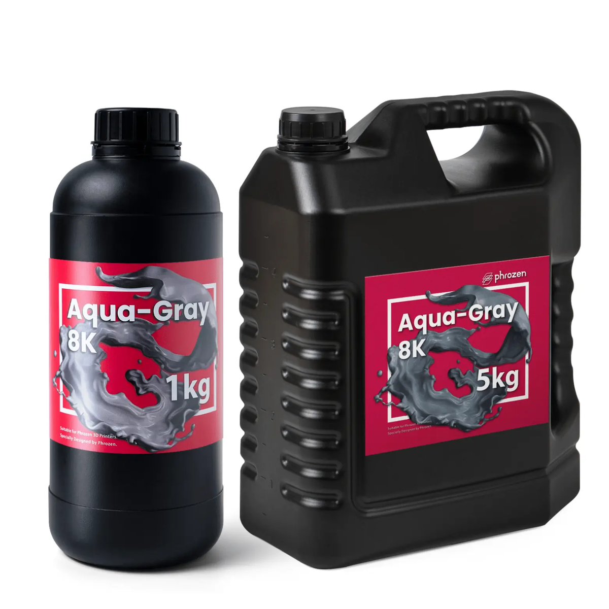 Phrozen 　Aqua-Gray 8K レジン 1kg　３個セット Phrozen Aqua 8K Gray 3D Printer Resin - 3D Cast