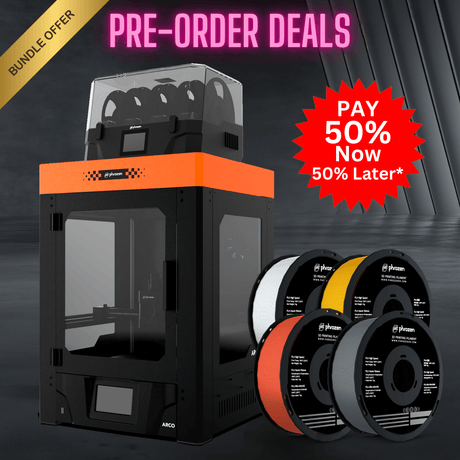 Phrozen - Phrozen ARCO FDM 3D Printer Bundle + x4 Phrozen High Speed PLA - 3D Printer - 3D Cast
