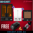 Phrozen - Phrozen Deal 2 MEGA 8K V2 + MEGA Cure & Wash S FREE Resin Mixer & TR300 - 3D Printer Resin - 3D Cast