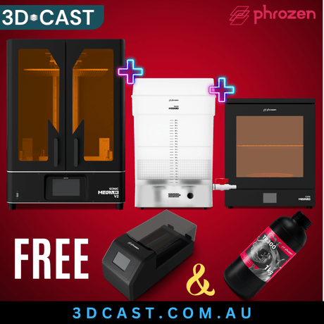 Phrozen - Phrozen Deal 2 MEGA 8K V2 + MEGA Cure & Wash S FREE Resin Mixer & TR300 - 3D Printer Resin - 3D Cast