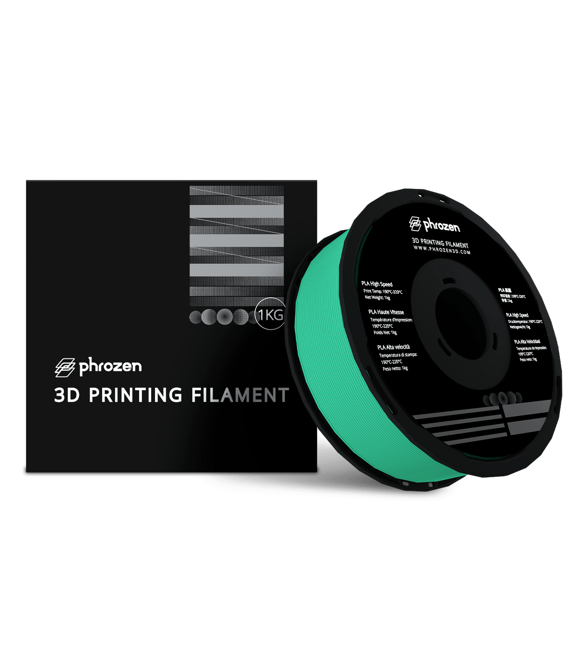 Phrozen - Phrozen High Speed PLA 1kg Green - 3D Printing Filament - 3D Cast