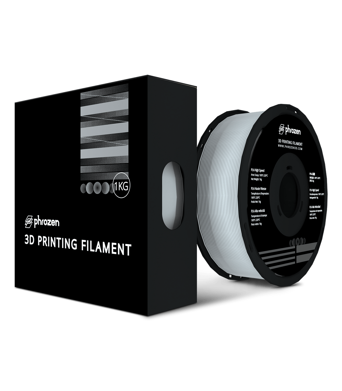 Phrozen High Speed PLA 1kg White 3D Printing Filament - 3D Cast