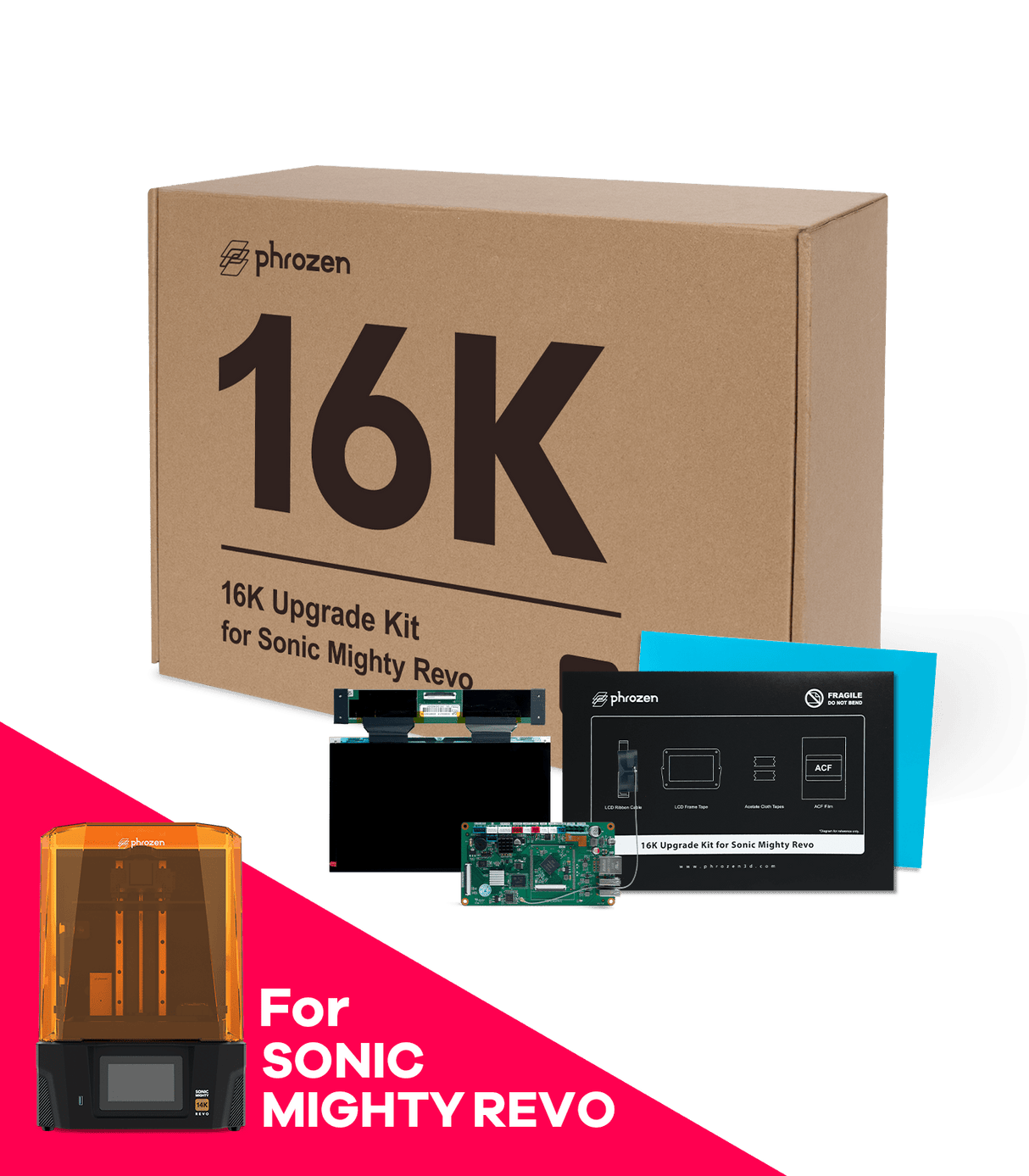 Phrozen - Phrozen Revo 16K Screen Upgrade Kit - 3D Cast