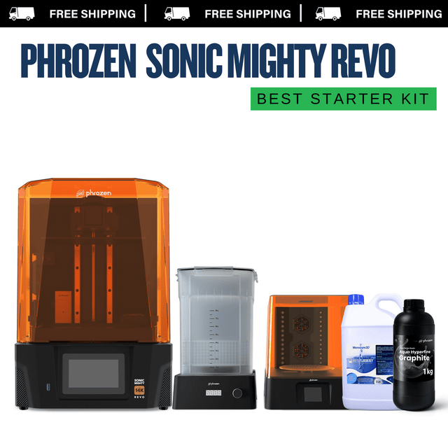 Phrozen - Phrozen REVO Resin 3D Printer Best Starter Kit - 3D Cast