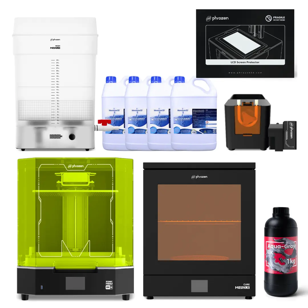 Phrozen Sonic Mega 8K S Resin 3D Printer Everything Awesome Bundle Phrozen