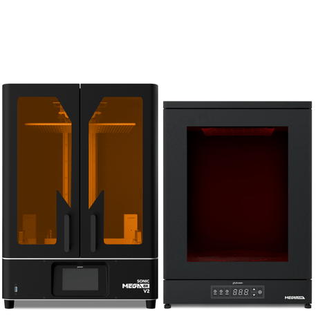 Phrozen - Phrozen Sonic Mega 8K V2 + Cure Mega Bundle - 3D Printer Resin - 3D Cast
