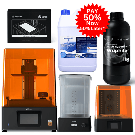 Phrozen - Phrozen Sonic Mighty 12K Resin 3D Printer Everything Starter Kit - 3D Printer Resin - 3D Cast