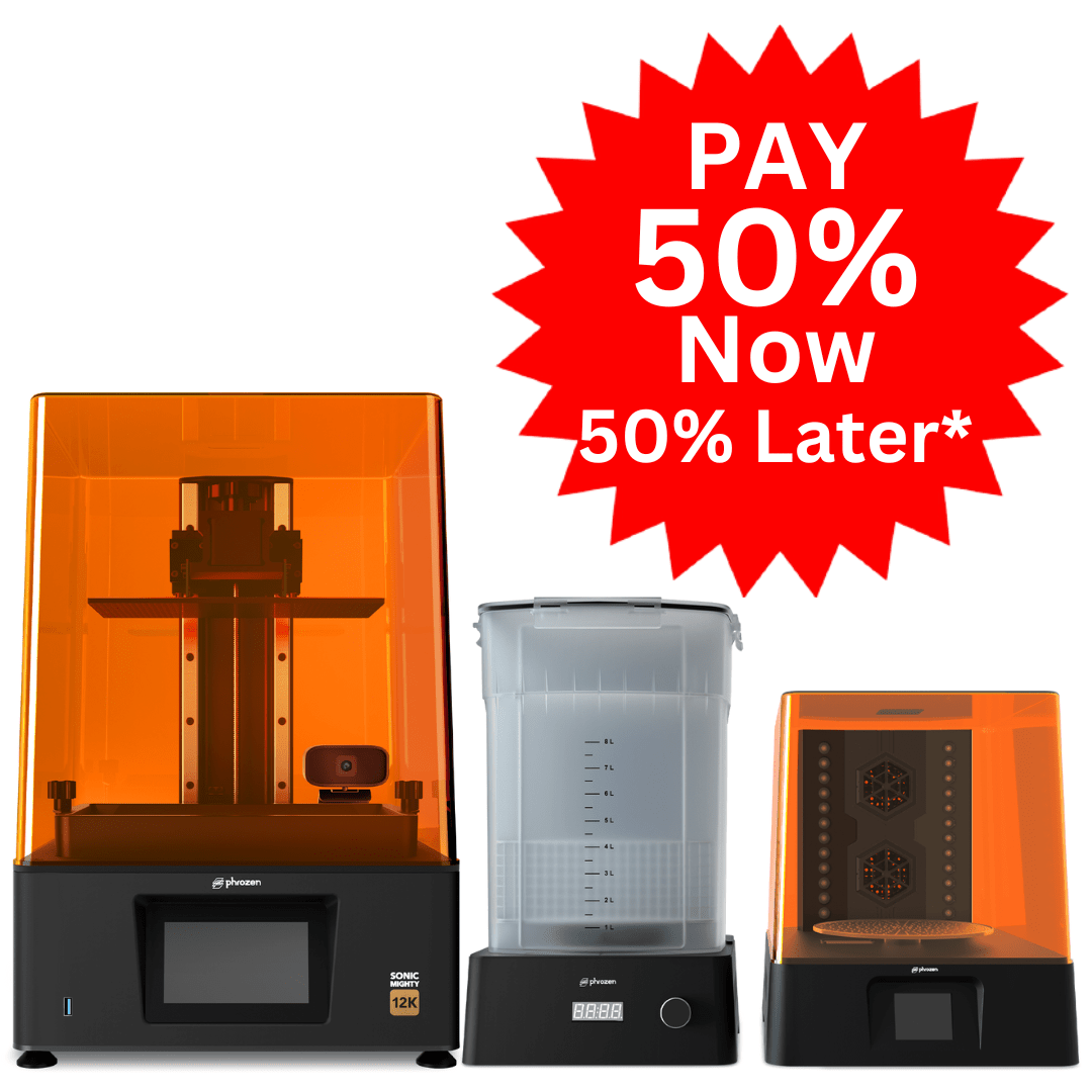 Phrozen - Phrozen Sonic Mighty 12K Resin 3D Printer + Wash & Cure kit Bundle - 3D Printer Resin - 3D Cast