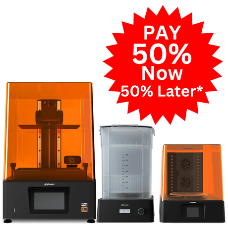 Phrozen - Phrozen Sonic Mighty 12K Resin 3D Printer + Wash & Cure kit Bundle - 3D Printer Resin - 3D Cast