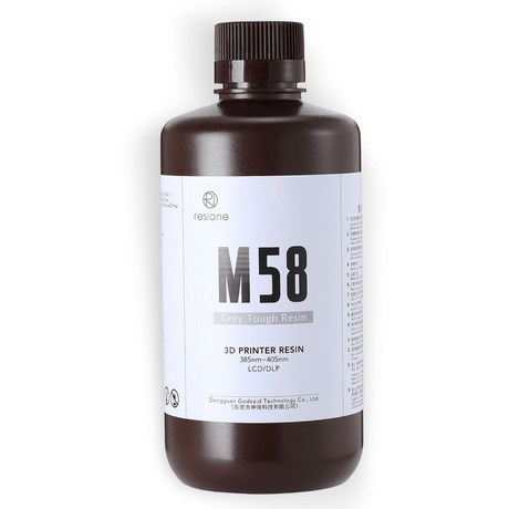 Resione - Resione M58 Gray Tough ABS Like 3D Printing Resin - 3D Printer Resin - 3D Cast